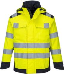 Portwest Jacheta Modaflame Rain Multi Norm Arc, galben/navy, L, regular, Portwest MV70YNRL