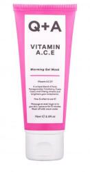 Q+A Vitamin A. C. E Warming Gel Mask mască de față 75 ml pentru femei Masca de fata
