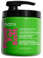 Matrix Food For Soft Rich Hydrating Treatment Mask mască de păr 500 ml pentru femei