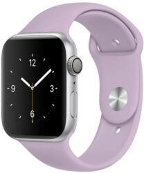 4wrist Szilikon szíj Apple Watch - Világos lila 42/44/45 mm - S/M