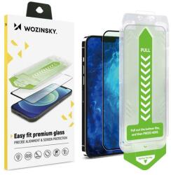 Wozinsky Folie sticla securizata Wozinsky Premium 9h cu cadru de montare pentru iPhone 14 Pro, Negru/Transparent