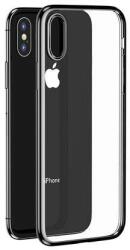 Benks Husa Benks Electroplated Transparent / Negru pentru Apple iPhone XS Max (6948005945589)