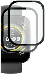 Glass Pro Accesoriu smartwatch Glass Pro Set 2 folii protectie HOFI Hybrid Glass 0.3mm 7H compatibil cu Xiaomi Amazfit Bip 5 Black (9319456607178)