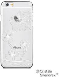 Comma Husa Comma Crystal Flora Silver (Cristale Swarovski®, electroplacat, protectie 360°) pentru Apple IPhone 6/6s (CMCRYSFL360IPH6SV)