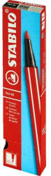 STABILO Pen 68 10db/csomag fekete rostirón (68/46B10)