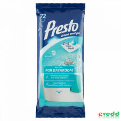  Presto Clean 72Db Fürdőszobai Törlőkendő