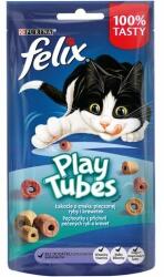 FELIX Play Tubes Hal és Garnélarák ízű macska jutalomfalat 50g