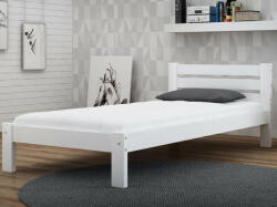 Komforttéka Azja fenyő ágykeret fehér 90' + ajándék ágyrács