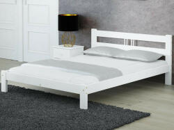 Komforttéka Nikola ágykeret fehér 140' + ajándék ágyrács