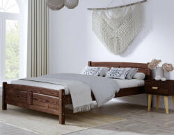 Komforttéka Julia ágykeret dió 160' + ajándék ágyrács