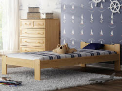 Komforttéka Celinka fenyő ágykeret natúr 90' + ajándék ágyrács