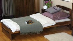 Komforttéka Lidia fenyő ágykeret dió 90' + ajándék ágyrács