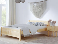 Komforttéka Julia ágykeret natúr 140' + ajándék ágyrács