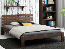 Komforttéka Klara ágykeret dió 140' + ajándék ágyrács