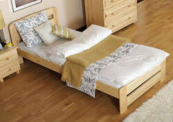 Komforttéka Lidia fenyő ágykeret natúr 90' + ajándék ágyrács