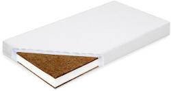 NEW BABY Matrac bölcsőbe New Baby STANDARD 80x40x8 cm kókusz-habszivacs-kókusz fehér