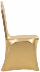 vidaXL 25 darab arany sztreccs székhuzat (133555) - pepita