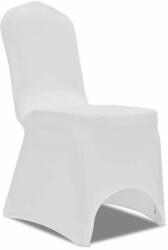 vidaXL 30 db fehér sztreccs székszoknya (3051637) - pepita
