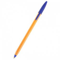 BIC Химикалка BIC Orange Fine, син цвят на писане, 0.8 mm, оранжева, продава се в опаковка от 20 бр
