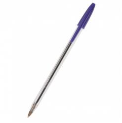 uni Химикалка BIC CRYSTAL LARGE, син цвят на писане, 1.6 mm, черна, продава се в опаковка от 50 бр (OK4224)