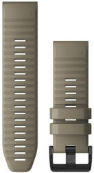 Garmin Curea Garmin QuickFit 26mm, silicon, bej, cataramă neagră (Fenix 7X/6X/5X, Tactix)
