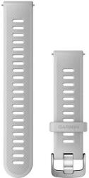 Garmin Curea Garmin Quick Release 20mm, silicon, Whitestone, cataramă argintie (Venu, Venu Sq, Venu 2 plus etc. )
