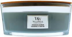WoodWick Evergreen Cashmere lumânare parfumată cu fitil de lemn 453, 6 g