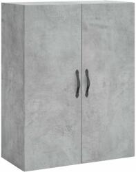 vidaXL Betonszürke szerelt fa fali szekrény 69, 5 x 34 x 90 cm (834982) - pepita