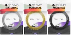  3D Simo Filament PLA - fekete, arany, szürke (G3D3001) (G3D3001)
