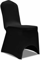 vidaXL 18 db fekete sztreccs székszoknya (3051638) - pepita