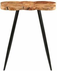 vidaXL Tömör akácfa rönk bárasztal 90 x 54 x 105 cm (351786) - pepita