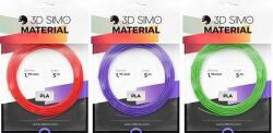  3D Simo Filament PLA II - piros, lila, zöld (G3D3010) (G3D3010)