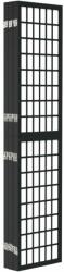 vidaXL 6 paneles fekete japán stílusú összecsukható paraván 240x170 cm (352082) - pepita