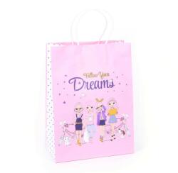 Екстрапак 24 х 33 см подаръчна хартиена чанта с декор "Follow Your Dreams (35294)