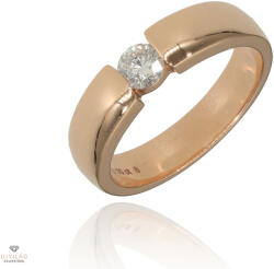 Gyűrű Frank Trautz rosé arany gyűrű 54-es méret - 1-06430-53-0008/54