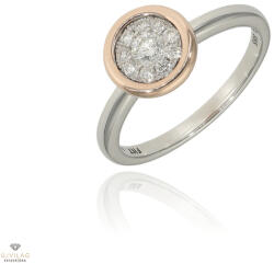 Gyűrű Frank Trautz fehér arany gyűrű 56-os méret - 1-06018-56-0089/56_2