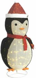 vidaXL Dekoratív luxus szövet karácsonyi led-es hópingvinfigura 180 cm (329764) - pepita