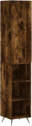 vidaXL Füstös tölgy színű szerelt fa magasszekrény 34, 5x34x180 cm (3198958) - pepita