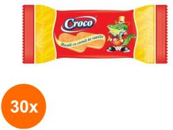 Croco Set 30 x Biscuiti cu Crema de Vanilie Croco, 32 g (FXE-30xEXF-TD-EXF25751)