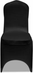 vidaXL 100 db fekete sztreccs székszoknya (274766)