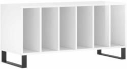vidaXL Magasfényű fehér szerelt fa hanglemezszekrény 100 x 38 x 48 cm (831758) - pepita