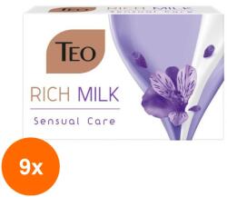 Teo Set 9 x Sapun Teo Rich Milk Sensual Care, 90 g