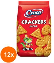 Croco Set 12 x Biscuiti cu Pizza Croco Crackers, 100 g (FXE-12xEXF-TD-87784)