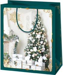 Cardex Karácsonyfa mintás nagy méretű exkluzív ajándéktáska 27x14x33cm (44448) - innotechshop