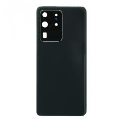 Samsung G988B Galaxy S20 Ultra (4G és 5G) akkufedél (hátlap) kamera lencsével és ragasztóval, szürke (gyári)