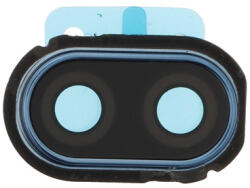 LG K40s LM-X430 kamera körüli keret és lencse, kék (gyári)