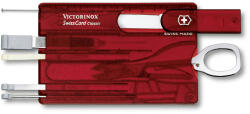 Victorinox SwissCard Classic multifunkciós kártya piros