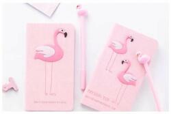 Kik Jegyzetfüzet tollal, flamingó minta (KX7424)