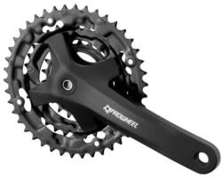 Prowheel MPE-401 négyszögtengelyes MTB hajtómű, 22-32-44T, 3x9, 170 mm, alumínium, fekete