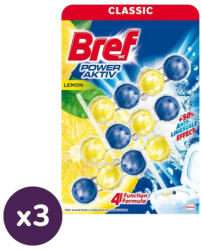 Bref Power Aktiv Lemon toalett frissítő (9x50 g)